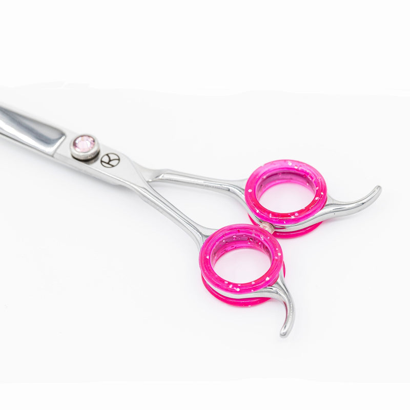 Kanpeki Curved Pink 7.5" Left-Handed Scissors