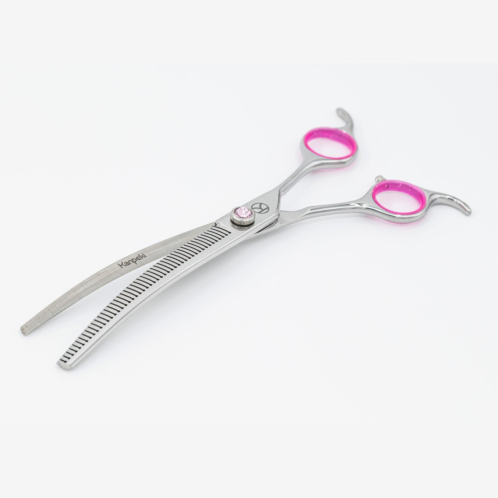 Kanpeki Curved Pink 6.5" Left-Handed 45T Thinning Scissors
