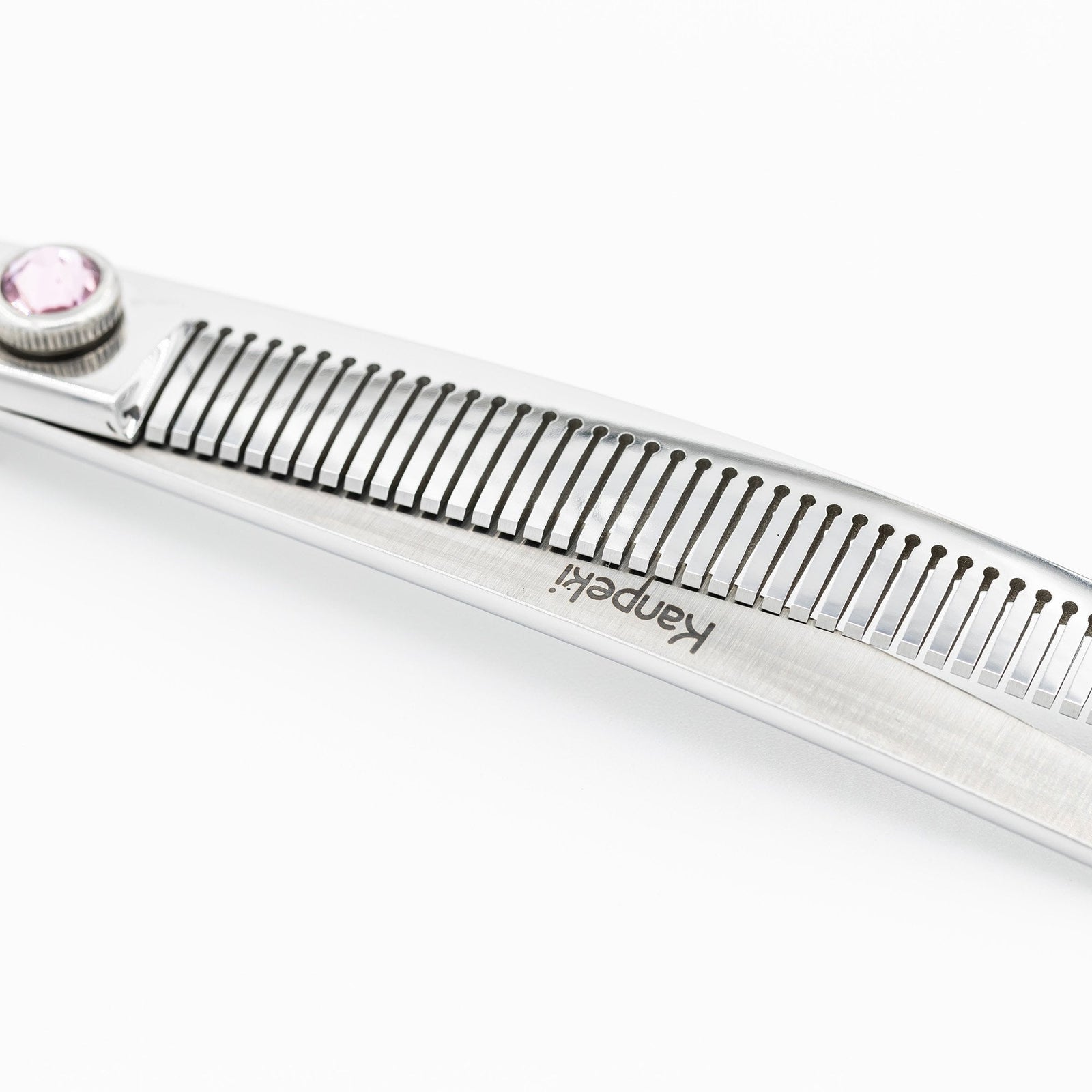Kanpeki Curved Pink 6.5" Left-Handed 45T Thinning Scissors