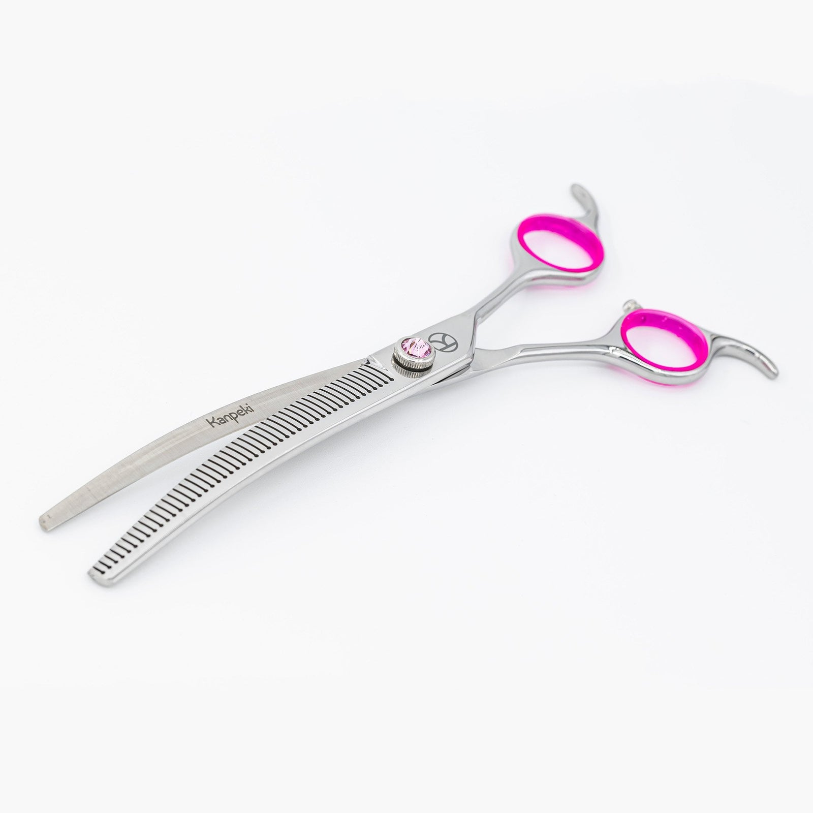 Kanpeki Curved Pink 7.5" 48T Fluffer Scissors