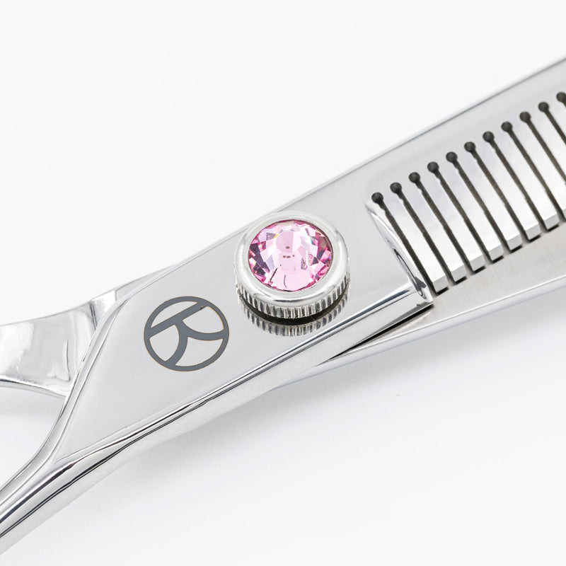 Kanpeki Curved Pink 7.5" 48T Fluffer Scissors