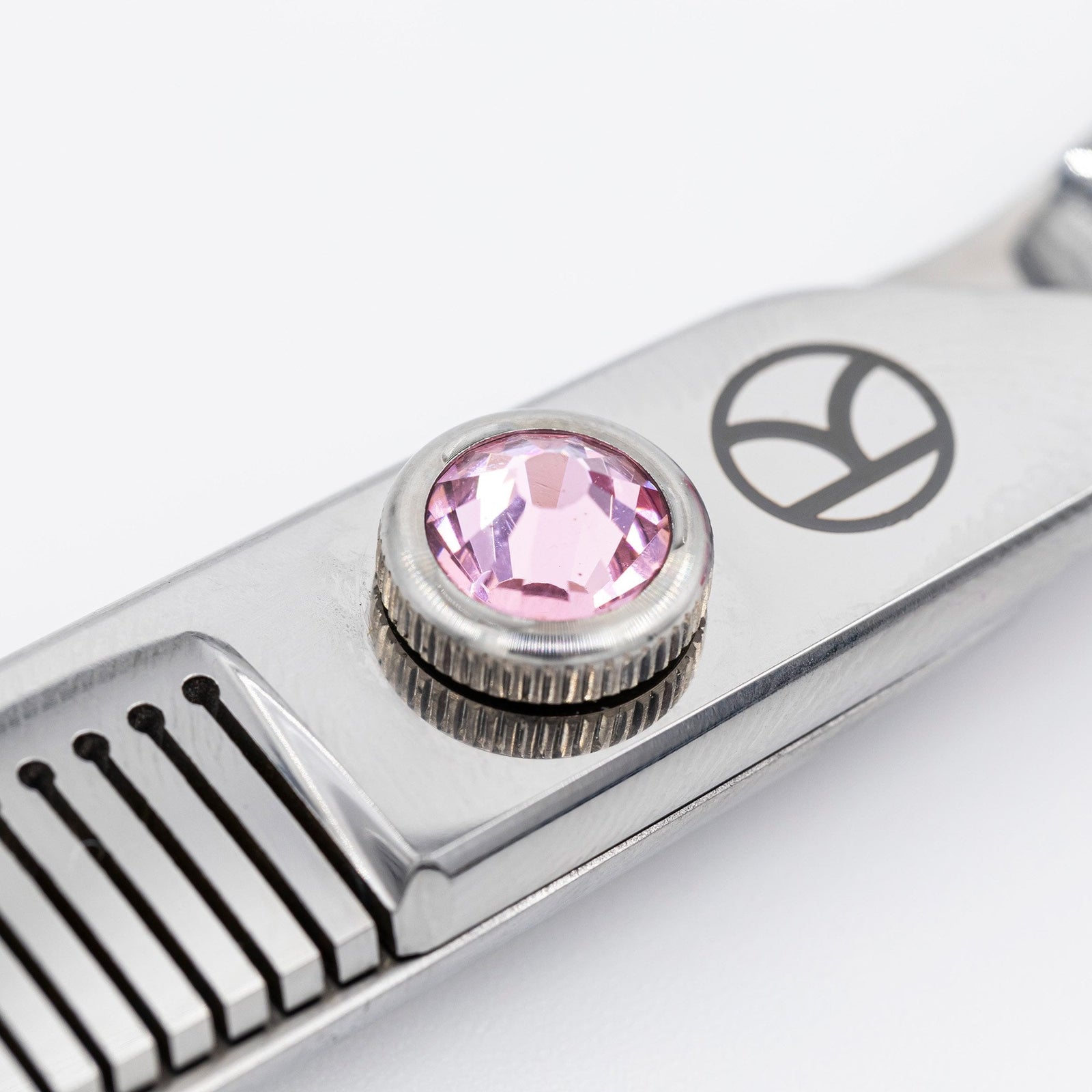 Kanpeki Curved Pink 7.5" Left-handed 48T Fluffer Scissors