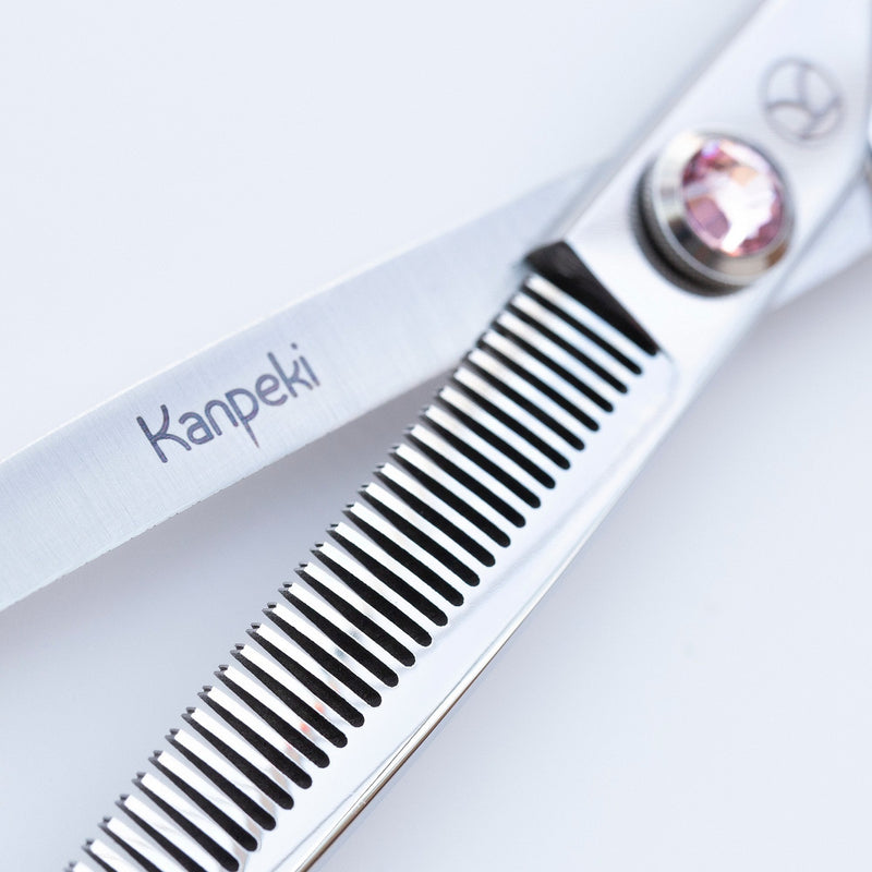 Kanpeki Curved Pink 6.5" 45T Thinning Scissors