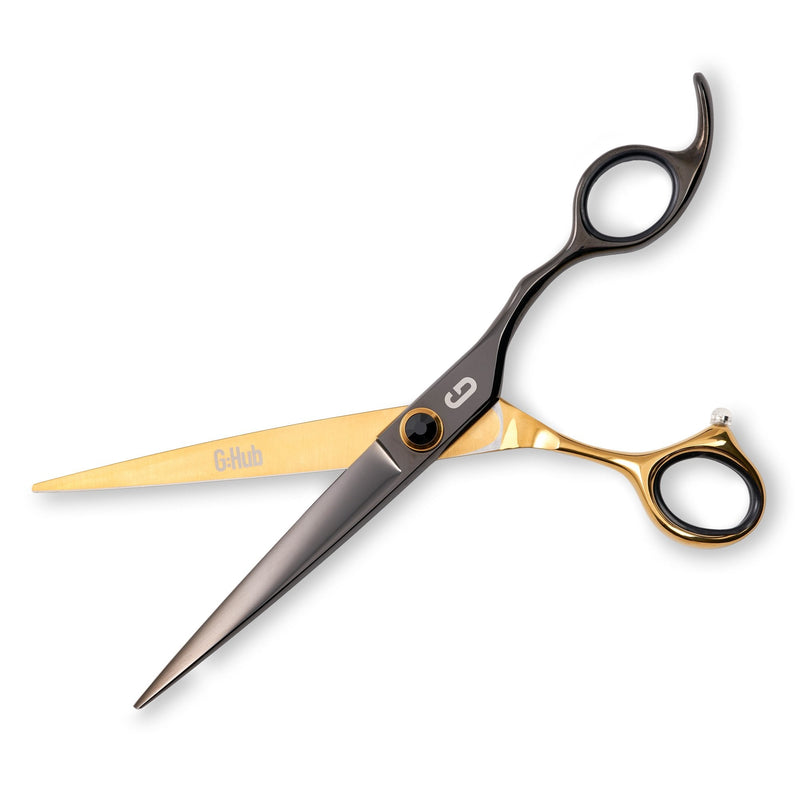 G:Hub Noir 7" Straight Scissors - Limited Edition