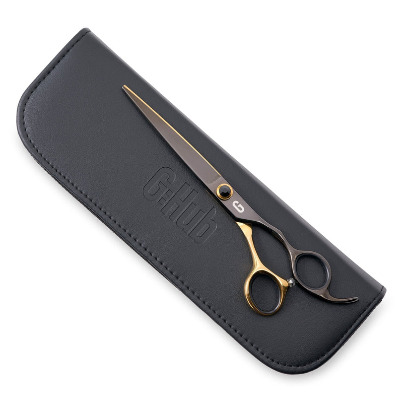 G:Hub Noir 7" Straight Scissors - Limited Edition