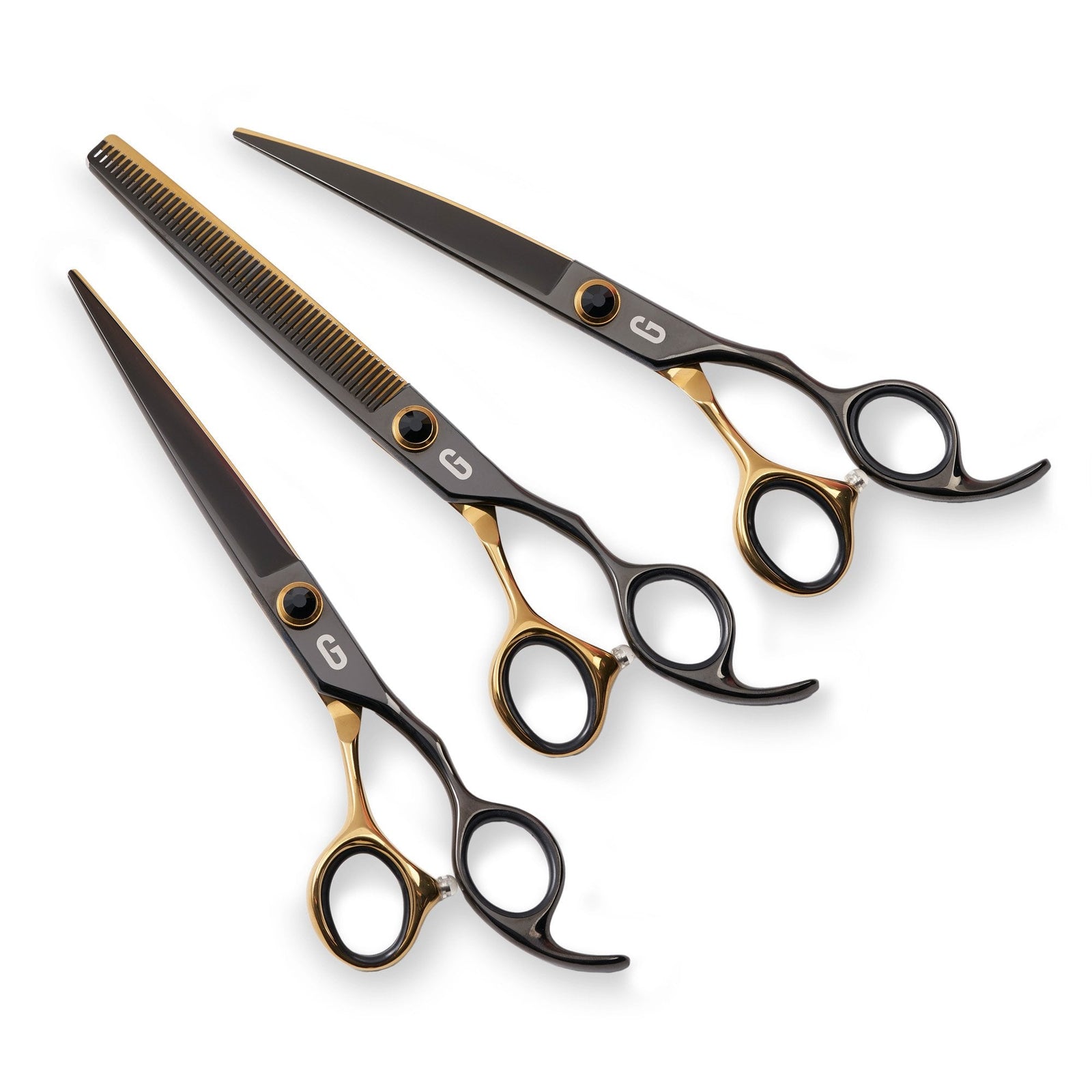 G:Hub Noir 7" Straight Scissors - Limited Edition
