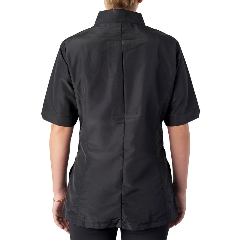 Groomers Mandarin Collar Tunic Black/Blue