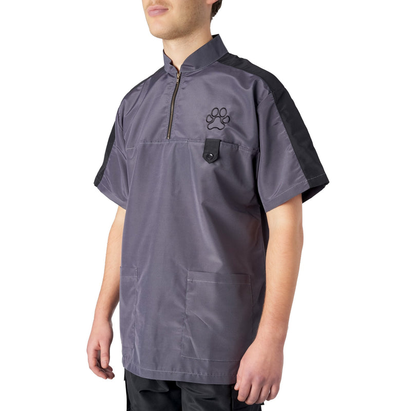 Groomers Lucio Mens Top Grey/Black