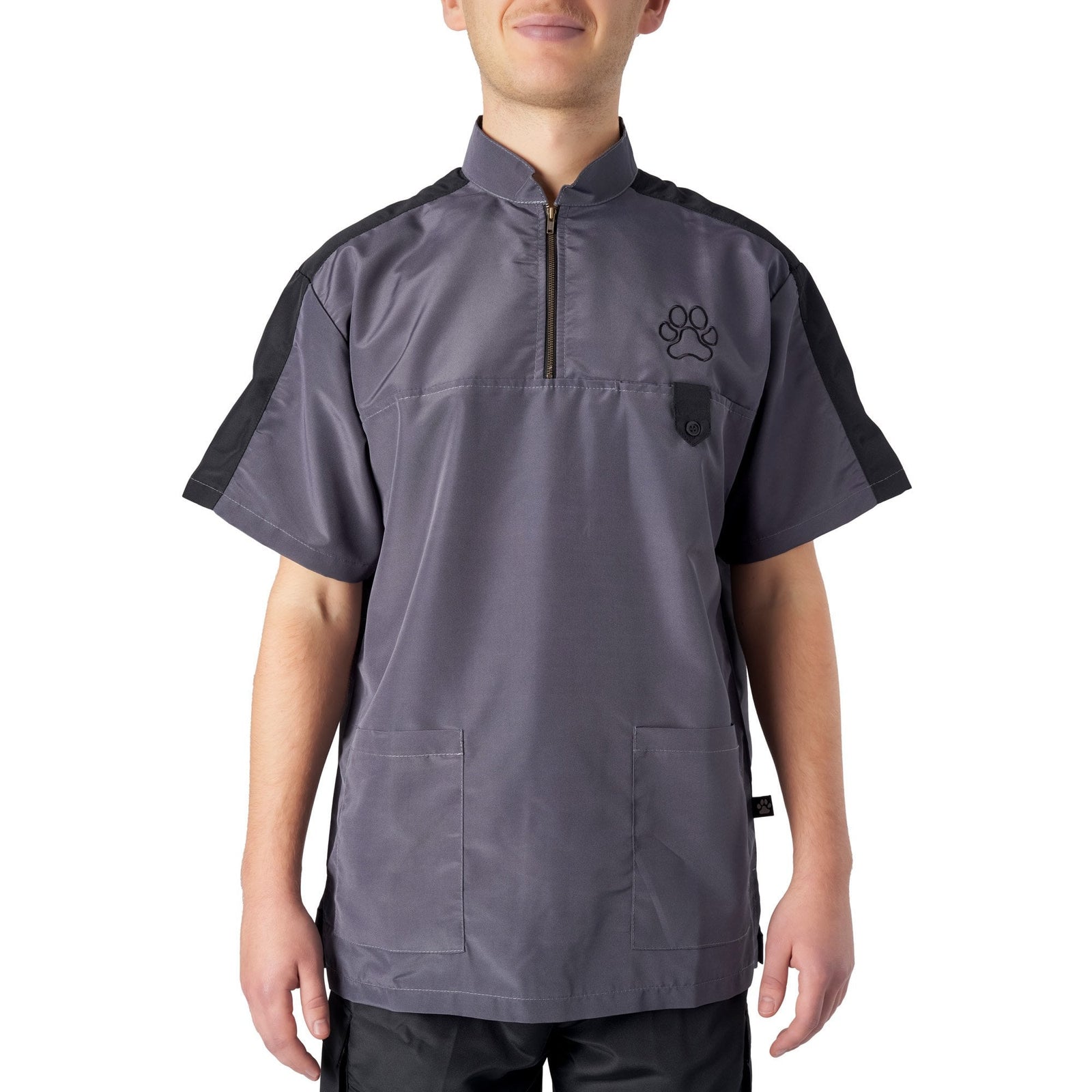 Groomers Lucio Mens Top Grey/Black