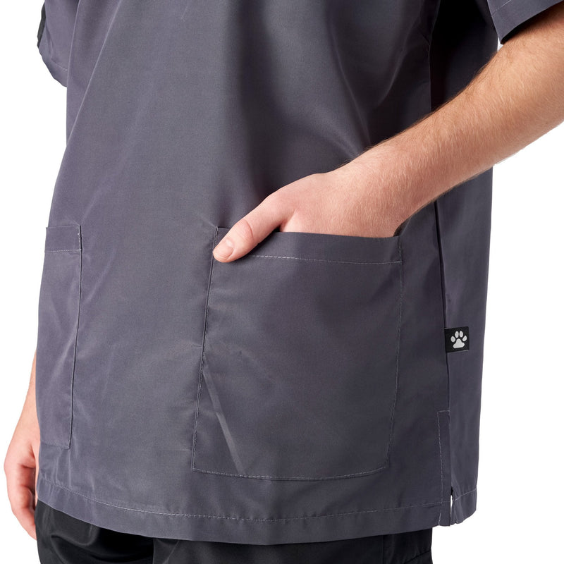 Groomers Lucio Mens Top Grey/Black