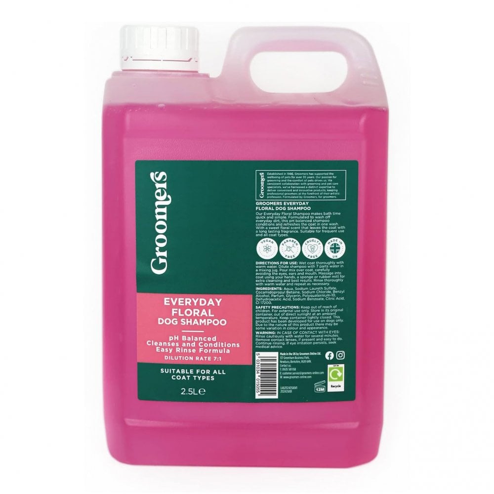 Groomers Everyday Floral Shampoo 2.5 Litres
