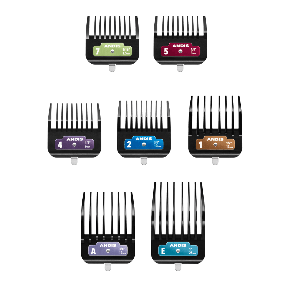 7 Piece Detachable Blade Attachment Comb Set