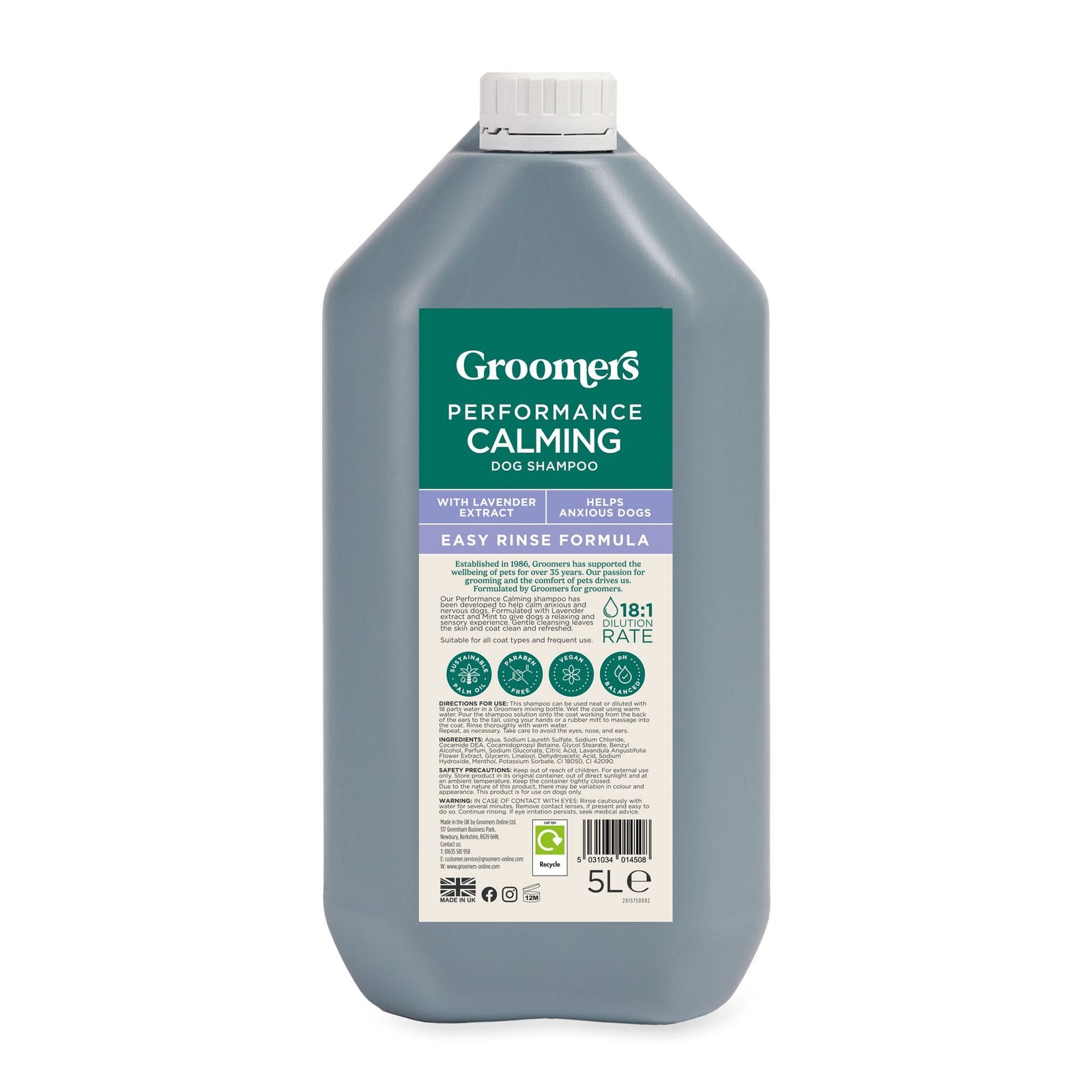 Groomers Performance Calming Shampoo
