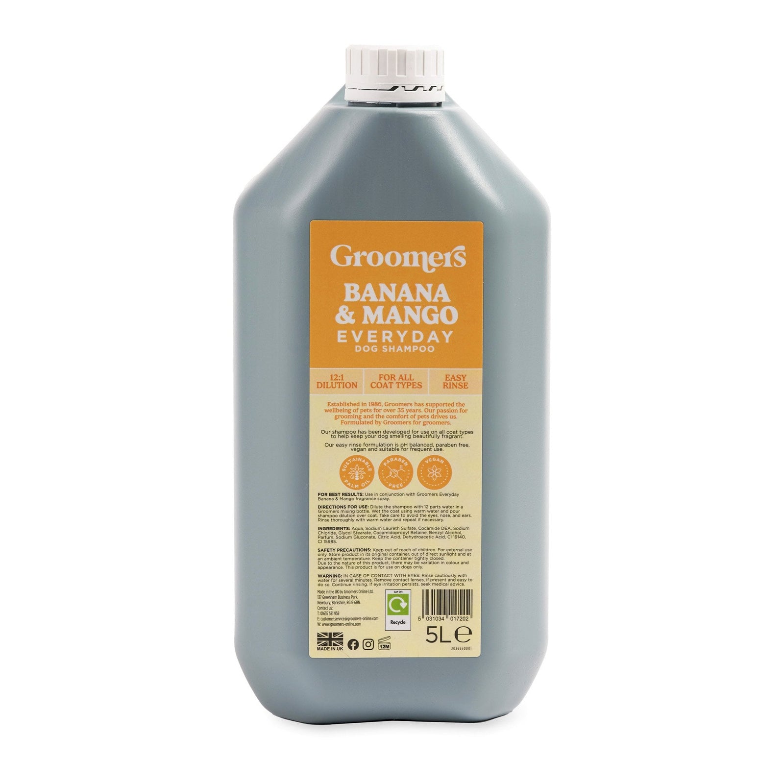 Groomers Everyday Banana & Mango Shampoo