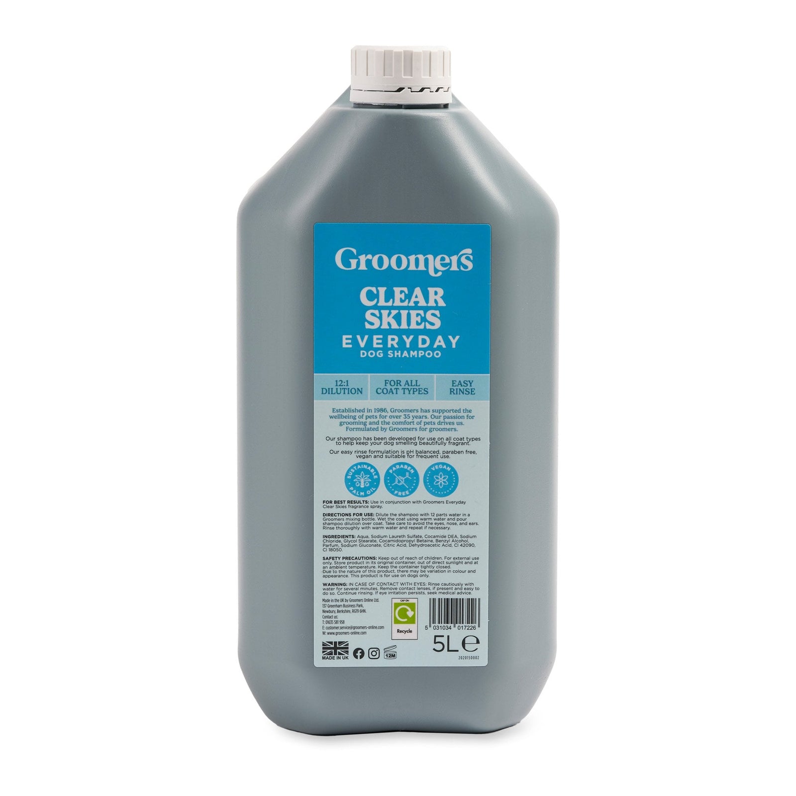Groomers Everyday Clear Skies Shampoo