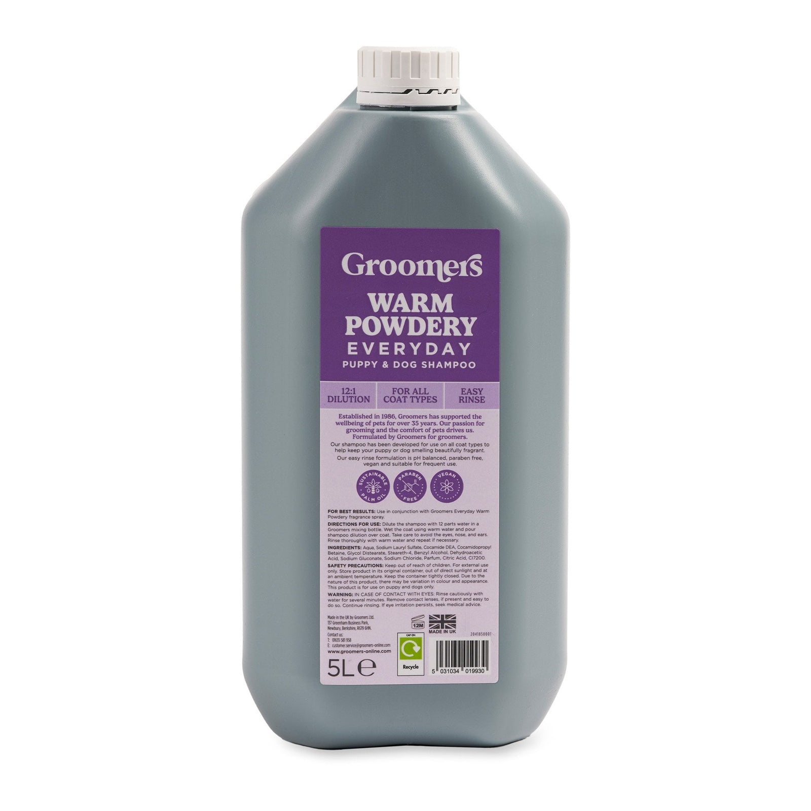 Groomers Everyday Warm Powdery Shampoo