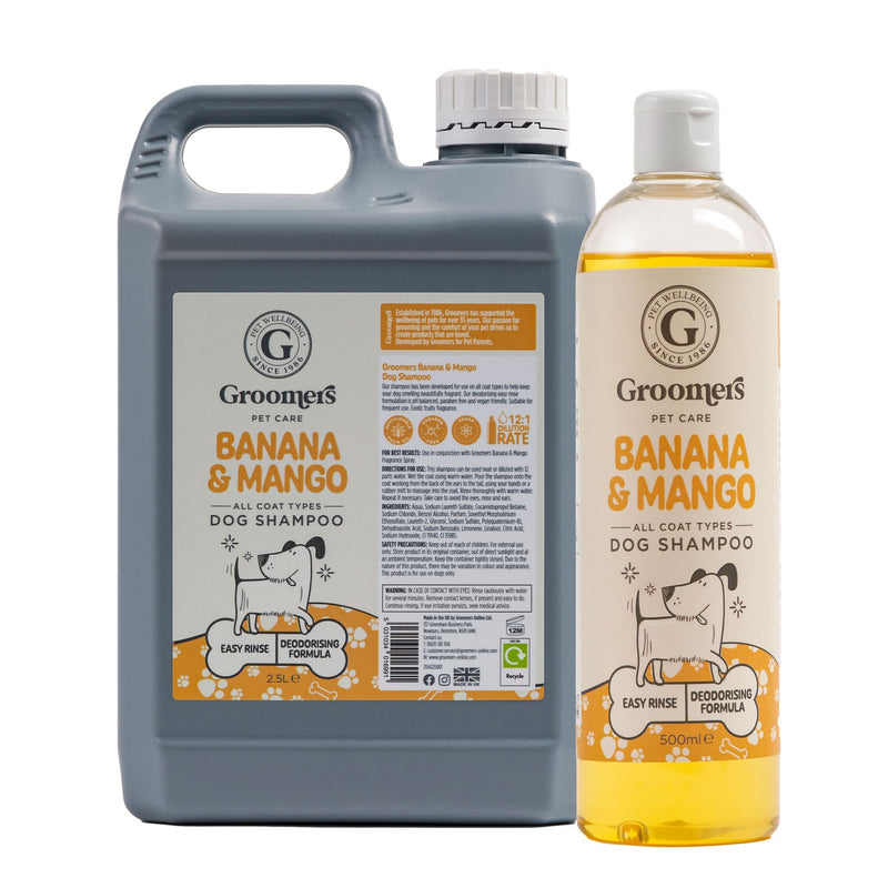 Groomers Banana & Mango Dog Shampoo