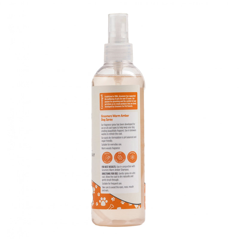 Groomers Warm Amber Fragrance Spray