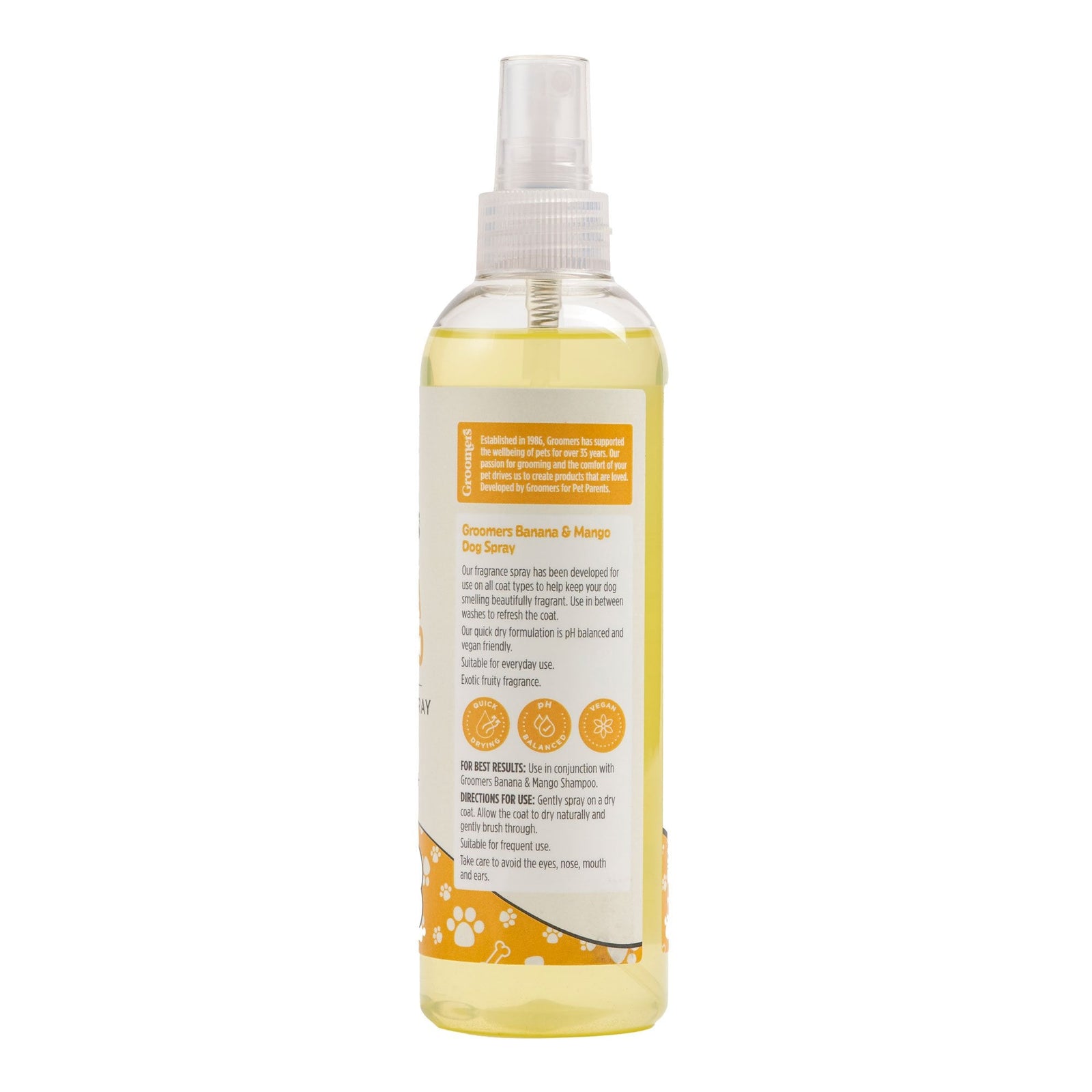 Groomers Banana & Mango Fragrance Spray