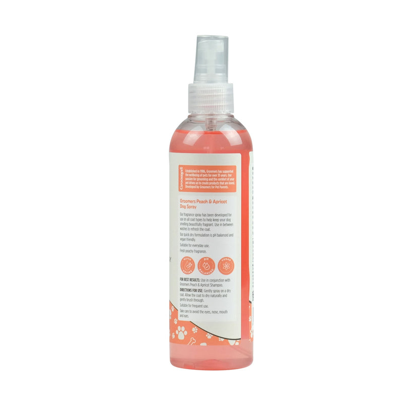 Groomers Peach & Apricot Fragrance Spray