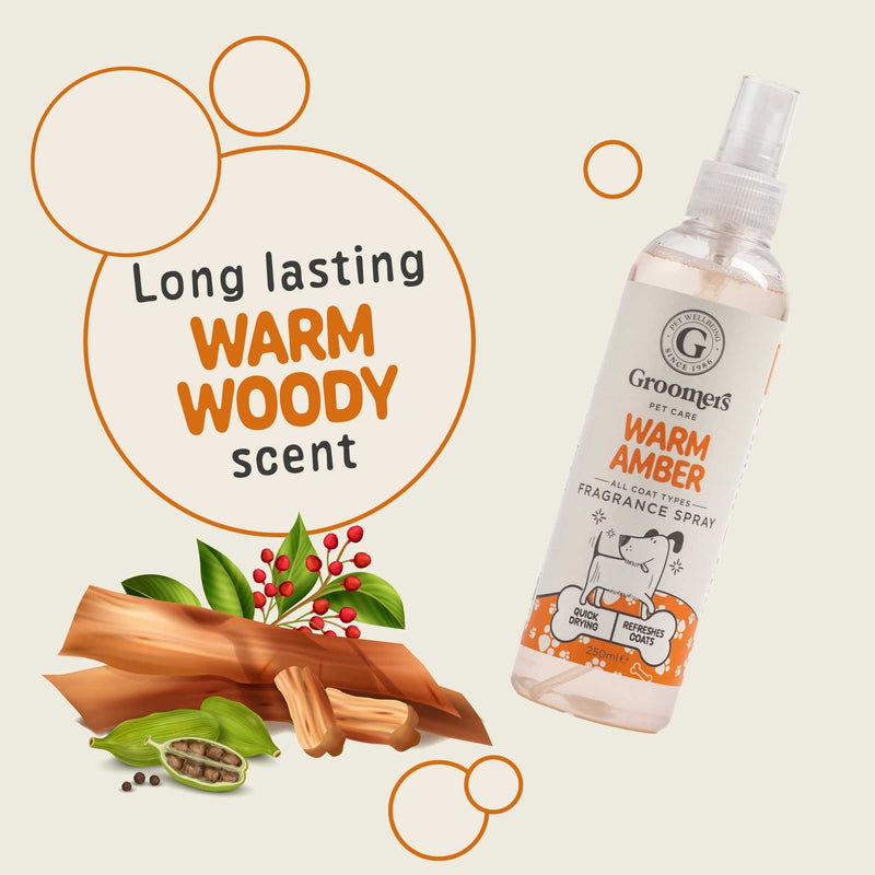 Groomers Warm Amber Fragrance Spray
