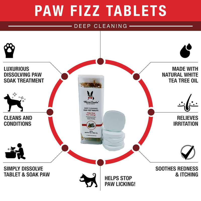 Warren London Deep Cleaning Paw Fizz Tablets