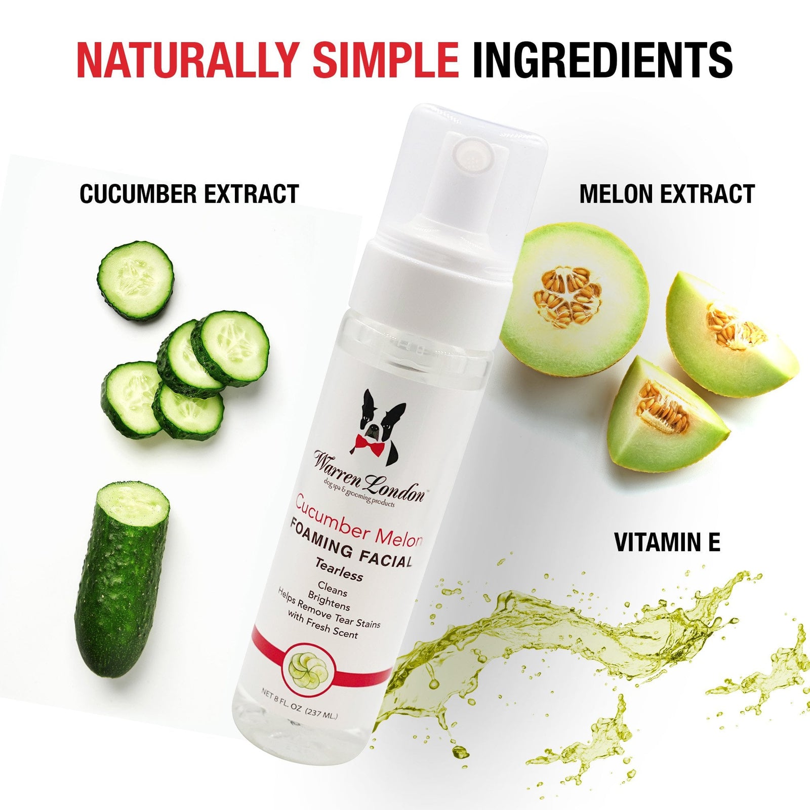 Warren London Cucumber Melon Foaming Facial 237ml