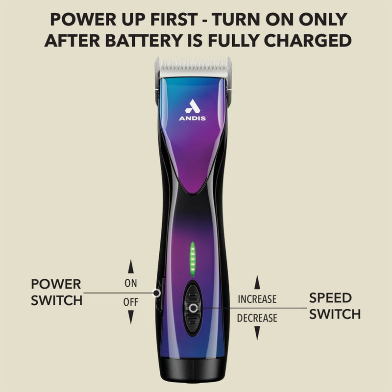 Andis Pulse ZR II - Purple Galaxy Cordless Clipper