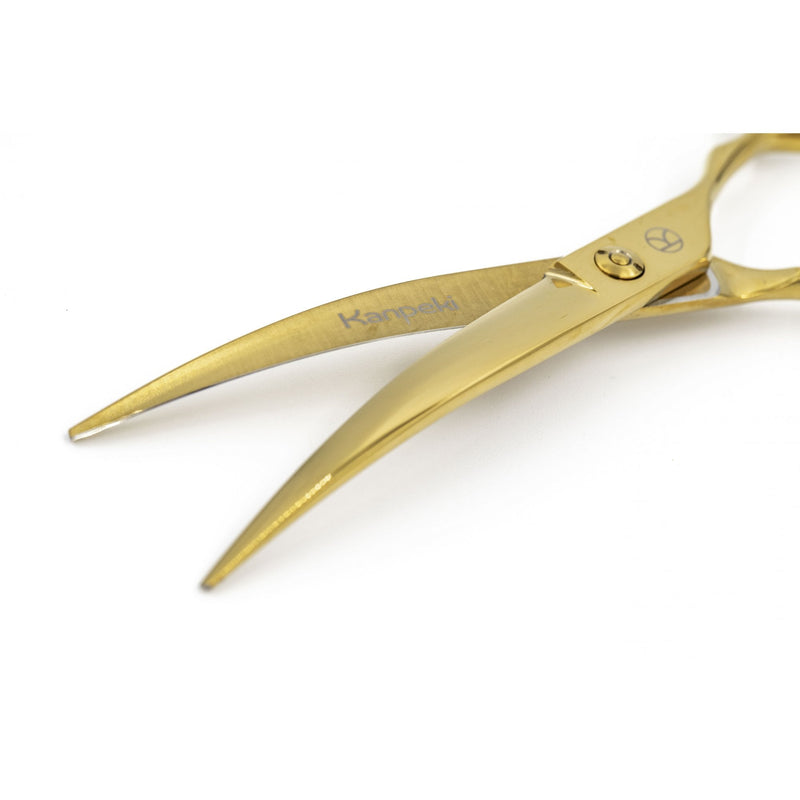 Kanpeki Gold 7" Extreme Curved Scissors