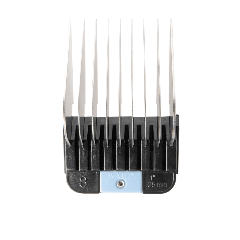 Wahl Stainless Steel Detachable Attachment Combs - 8 Piece Set