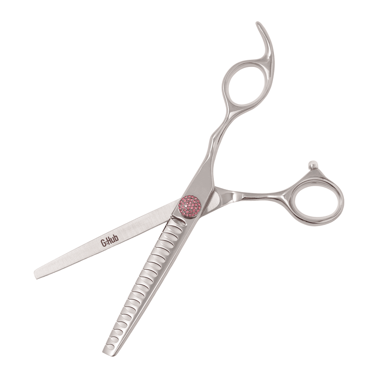 Groomers Topaz Pink 6.5" 18T Chunker Scissors