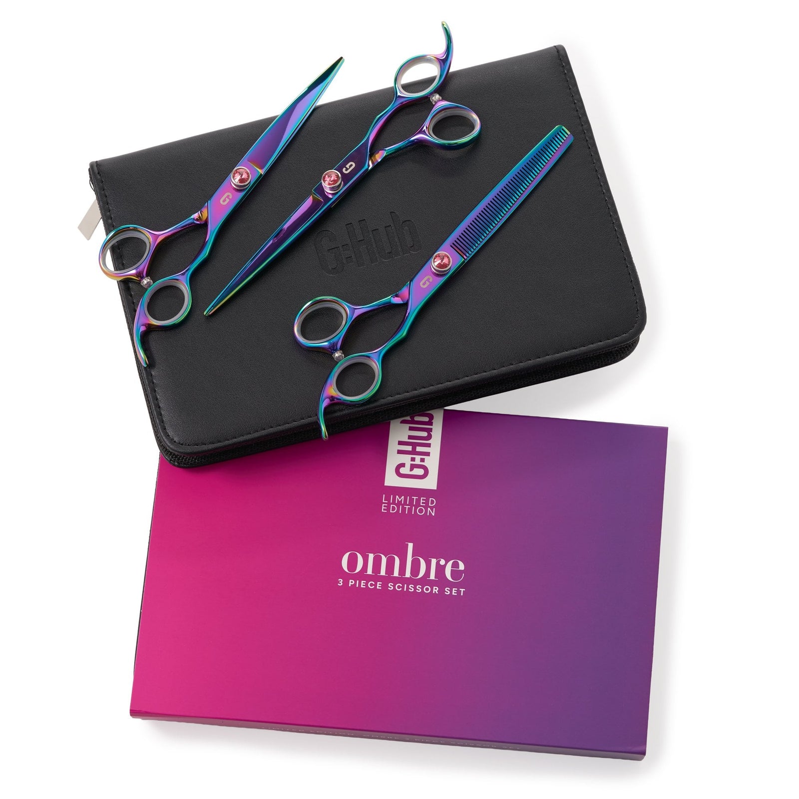 G:Hub Ombre 3 Piece Scissor Set - Limited Edition