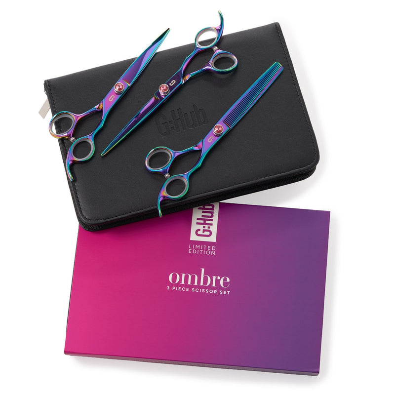 G:Hub Ombre 3 Piece Scissor Set - Limited Edition