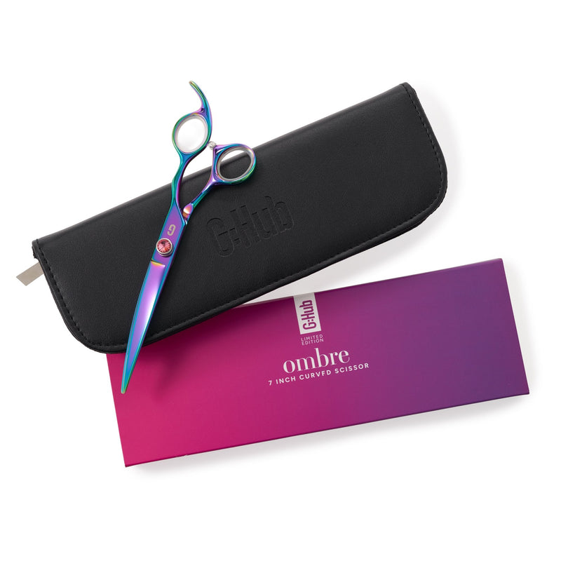 G:Hub Ombre 7" Curved Scissors - Limited Edition