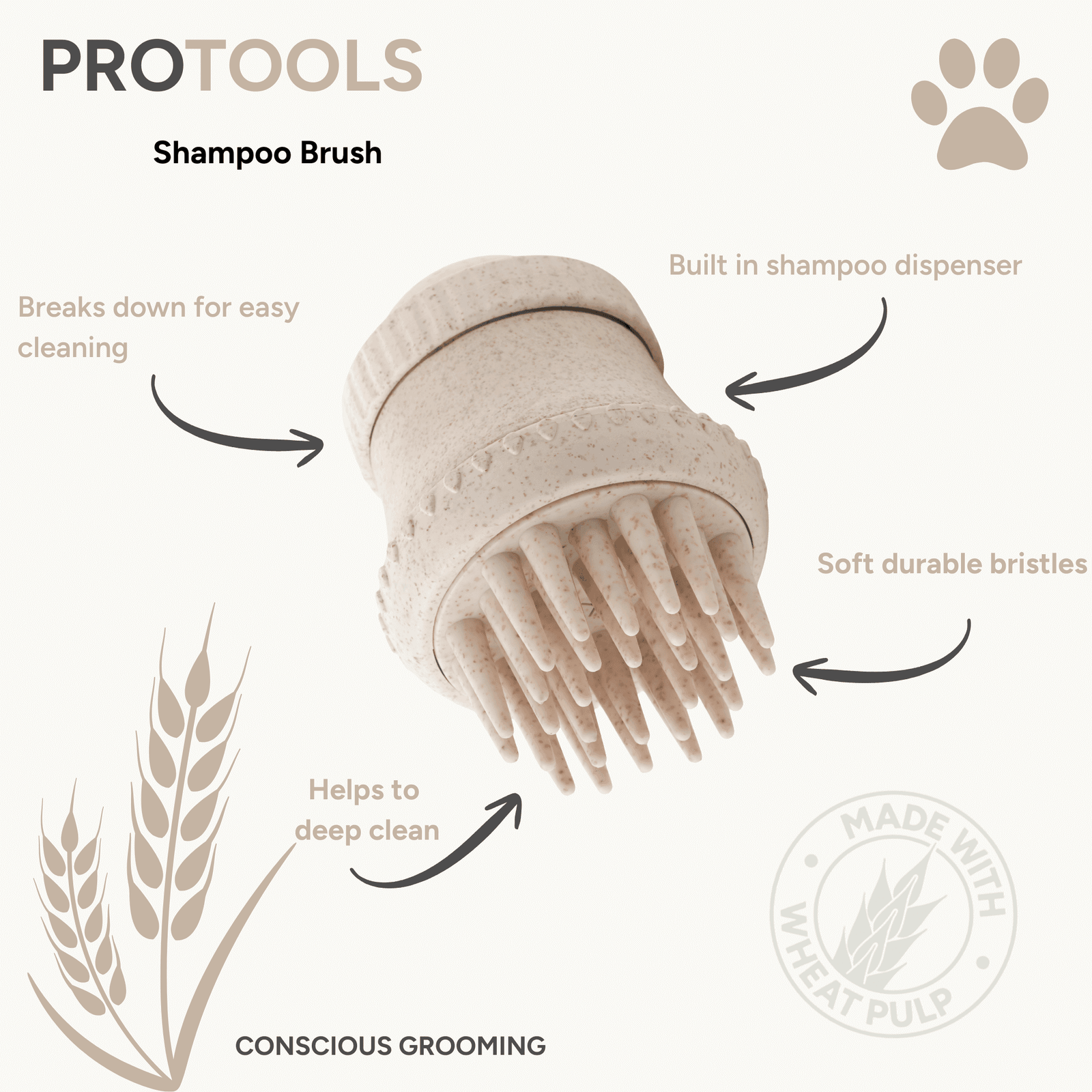 Pro Tools Shampoo Brush