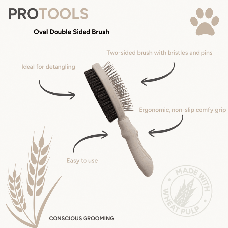 Pro Tools Oval Double Sided Brush