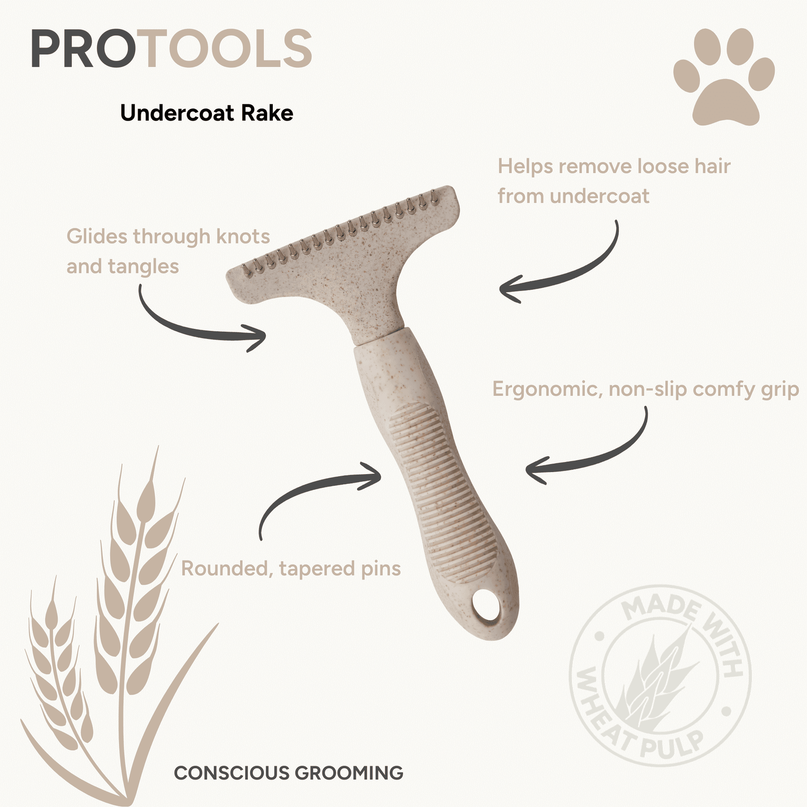 Pro Tools Undercoat Rake