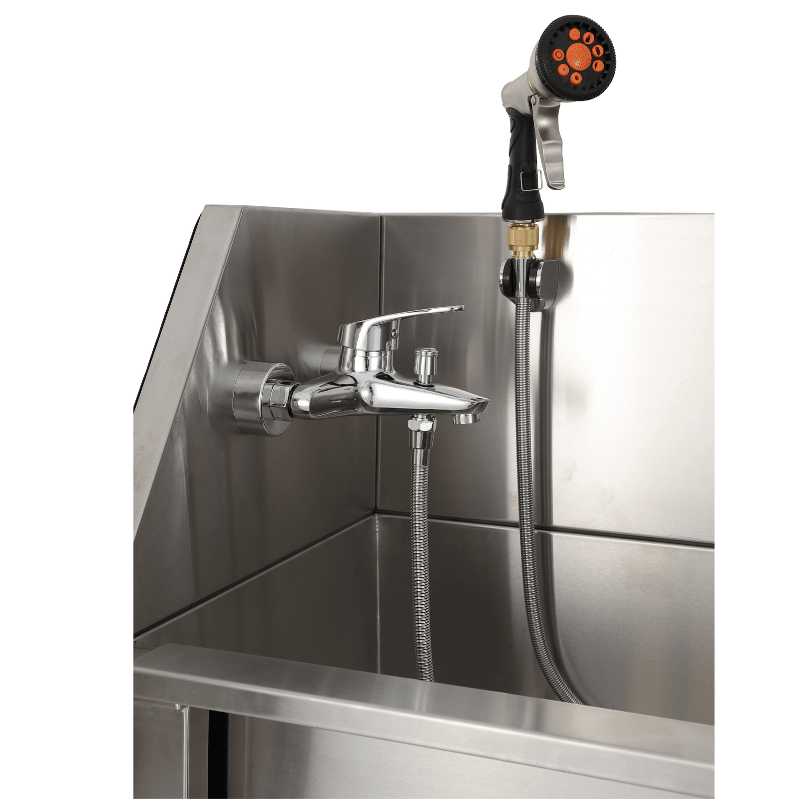 XPower Small Stainless Steel Bath