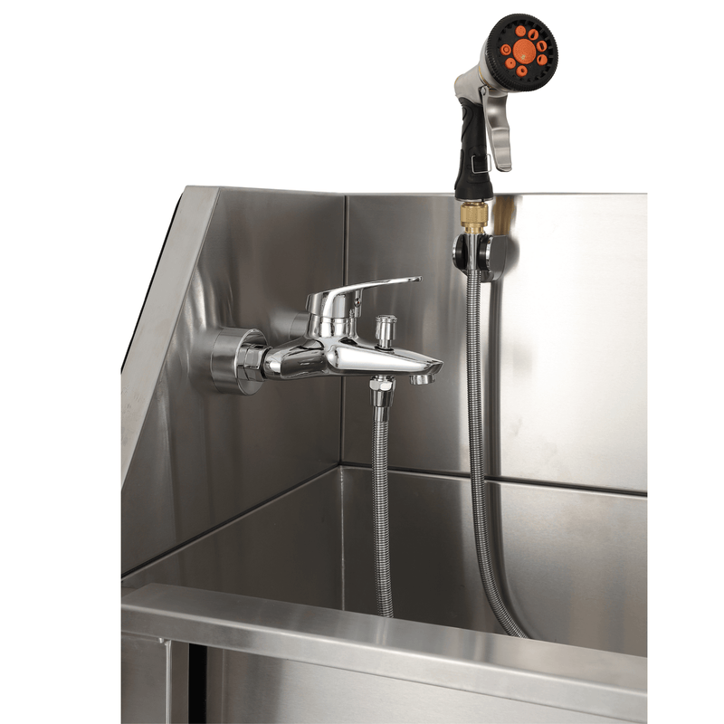 XPower Small Stainless Steel Bath