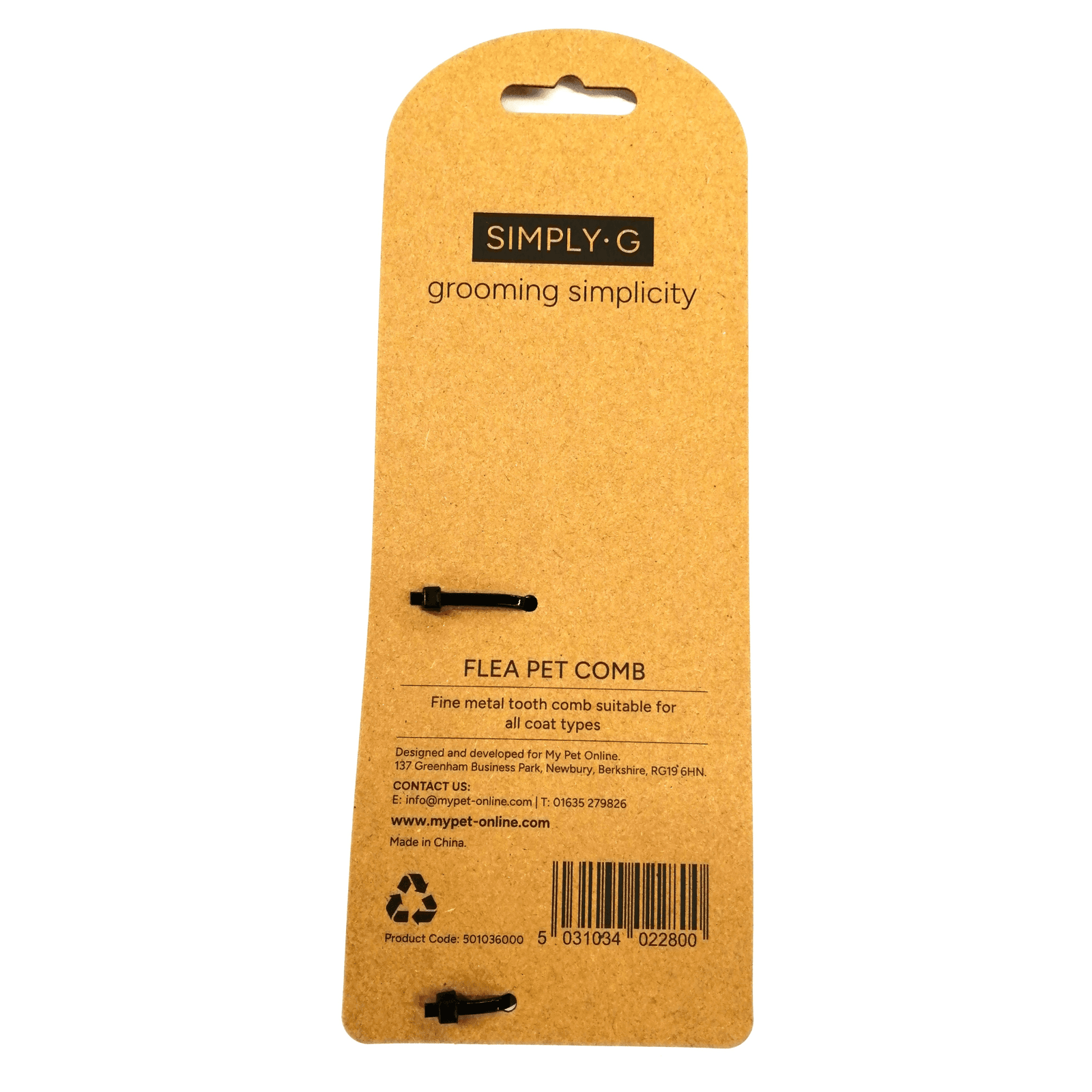 Simply G Flea Comb