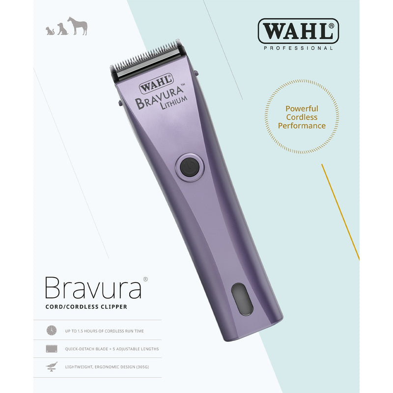 Wahl Bravura Cord/Cordless Animal Clipper