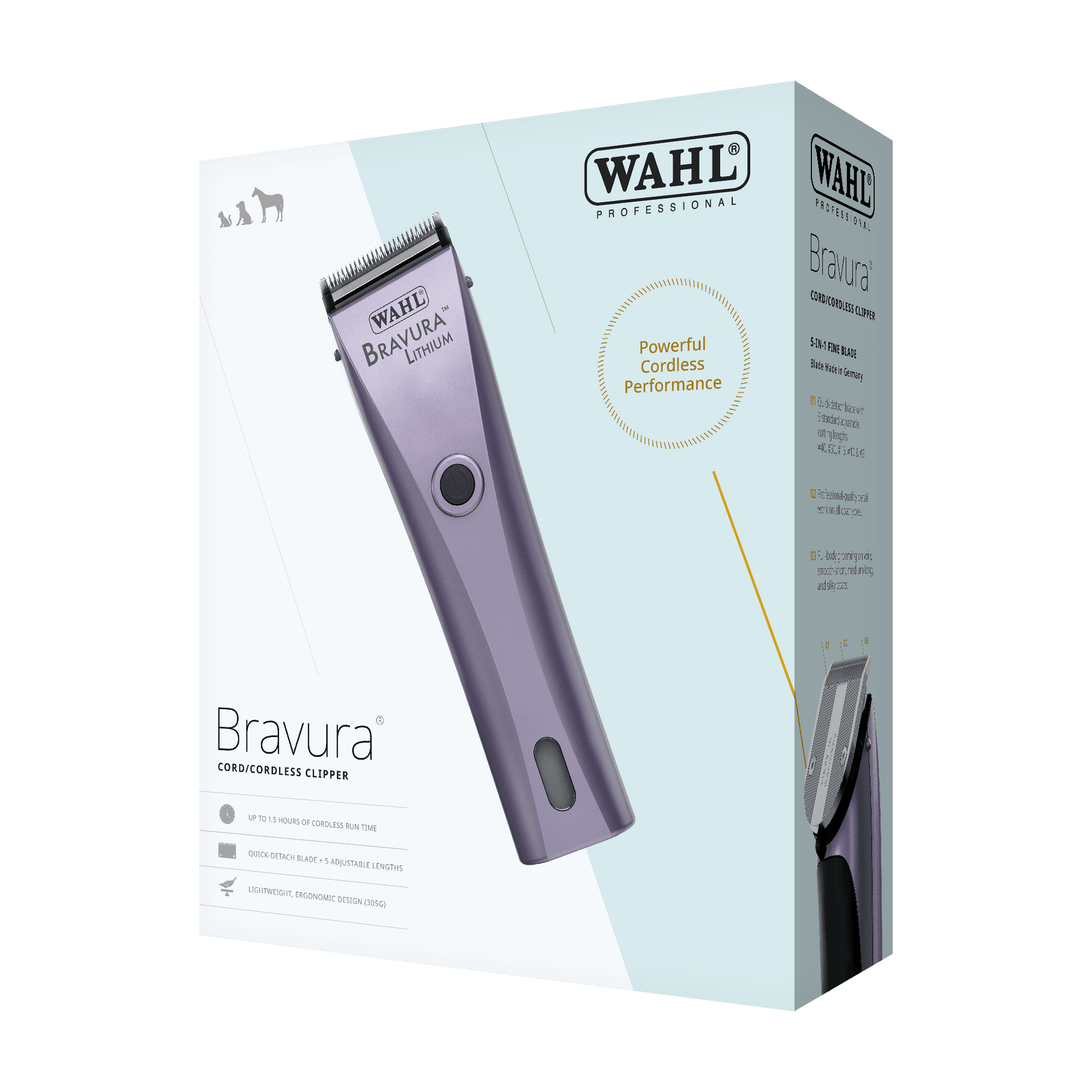 Wahl Bravura Cord/Cordless Animal Clipper