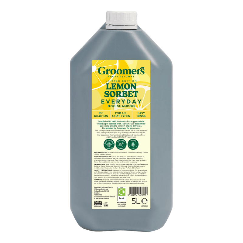 Groomers Everyday Lemon Sorbet Shampoo