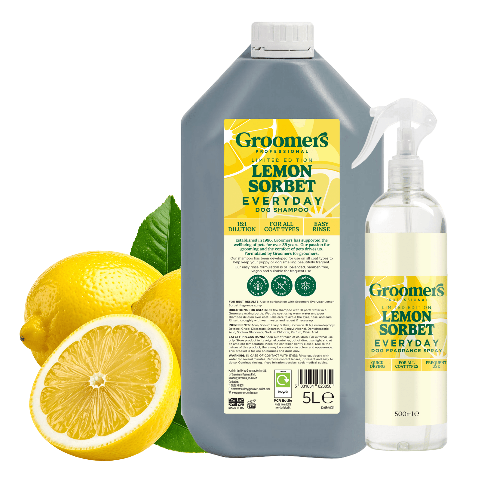 Groomers Everyday Lemon Sorbet Shampoo