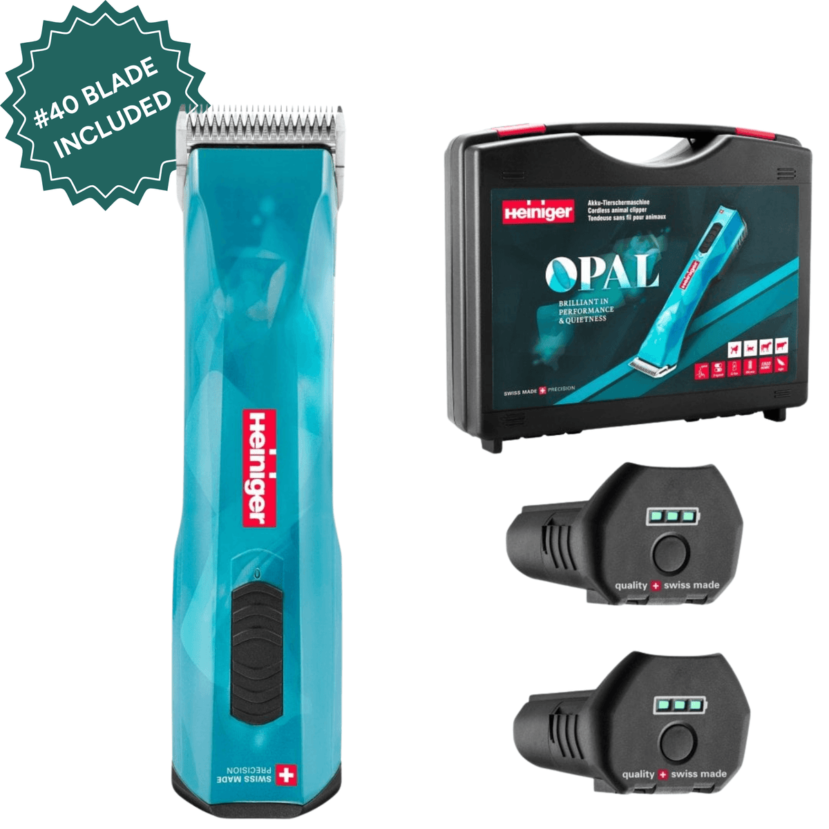 Opal Cordless Clipper Two Batteries Carry Case