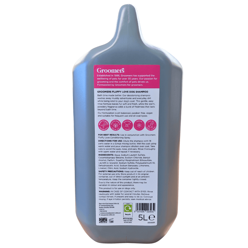 Groomers Limited Edition Fluffy Love Shampoo