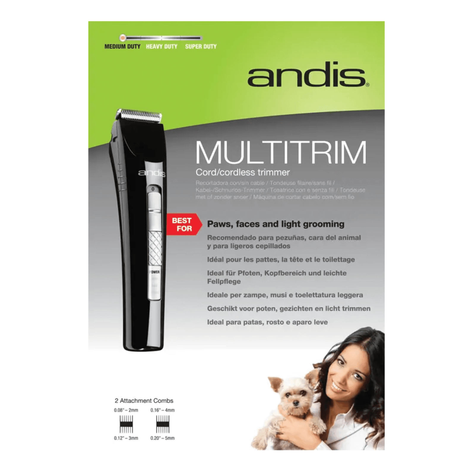 Andis Multitrim Cord/Cordless Trimmer Kit