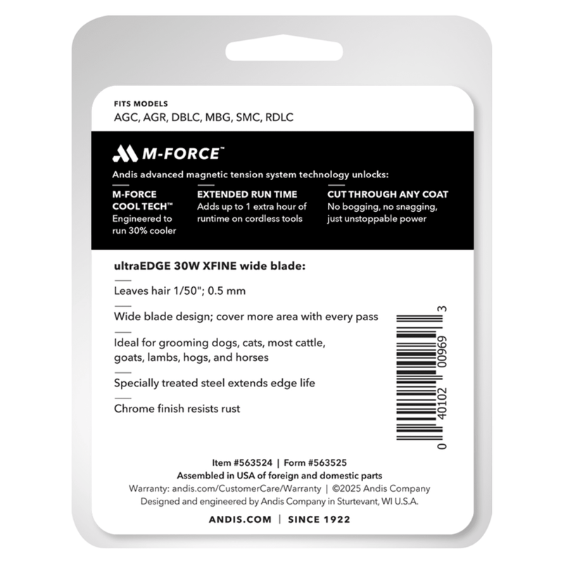 Andis 30W UltraEdge M-Force Wide Blade