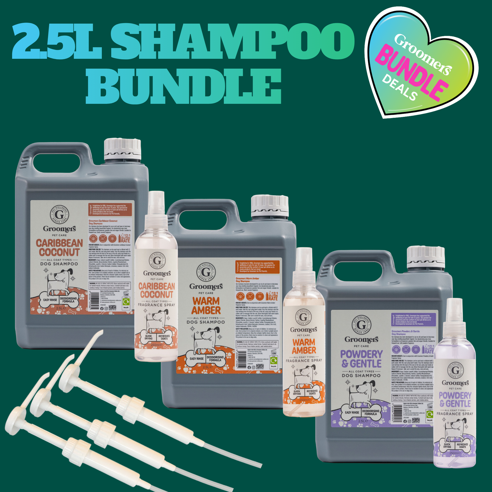 2.5L Shampoo Bundle