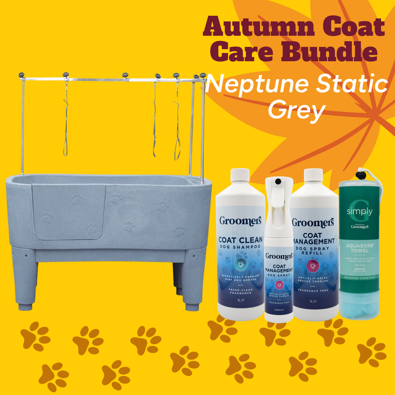 Autumn Bundle - Neptune Static Grey + Coat Care